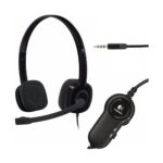 Audífono C/Microf. Logitech H151 Stereo Black Sonido estéreo pleno para llamadas de voz y videoconferencias nítidas música y juegos, uso personal o profesional