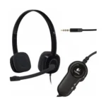 Audífono C/Microf. Logitech H151 Stereo Black Sonido estéreo pleno para llamadas de voz y videoconferencias nítidas música y juegos, uso personal o profesional