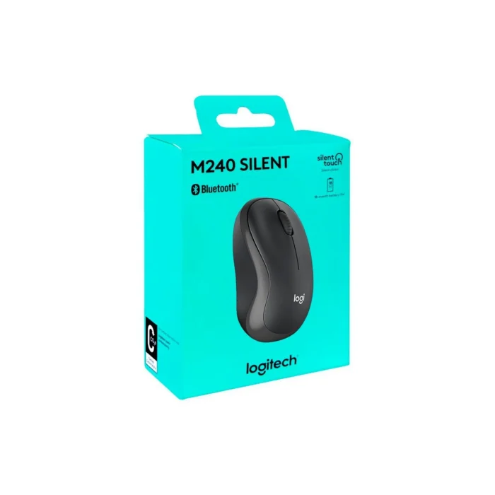 Mouse Logitech M240 Silent Wireless Bt Black Conectividad Tecnología Bluetooth De Bajo Consumo dpi 400-4000 Tipo De Sensor Óptico Duración De Baterías 18 Meses