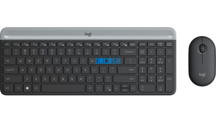 Teclado Logitech + Mouse Mk470 Este teclado compacto incluye sección numérica y 12 accesos directos de teclas Dimensiones del mouse Altura 107 mm Ancho 59 mm 