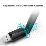 Adaptador USB AC600 Tp-Link Doble Banda T2UB Nano diseñado para mejorar la conectividad inalámbrica de tu PC o laptop.
