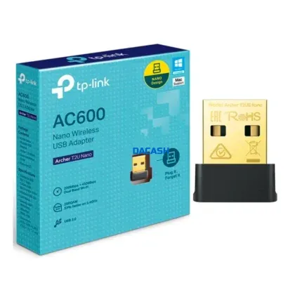 Adaptador Usb Wi-Fi Tp-Link Archer T2U AC600 permite la conexión a redes inalámbricas de alta velocidad mediante la tecnología 802.11ac