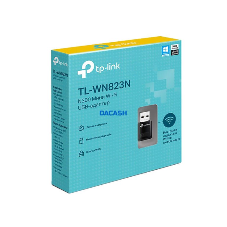 Adaptador Wi-Fi Tp-Link WN823N 300MBPS ofrece una solución rápida y sencilla para conectar tus dispositivos de escritorio o portátiles a una red