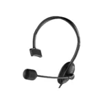 Audífono C/Microf. Genius Hs-100u Mono Usb Black Auricular USB de un solo oído con ajuste micrófono y control en línea para chatear.