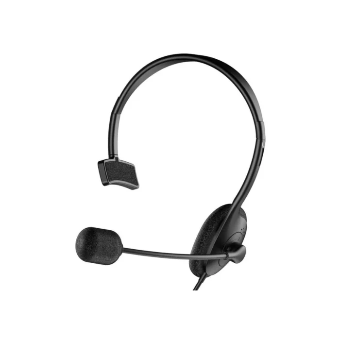 Audífono C/Microf. Genius Hs-100u Mono Usb Black Auricular USB de un solo oído con ajuste micrófono y control en línea para chatear.