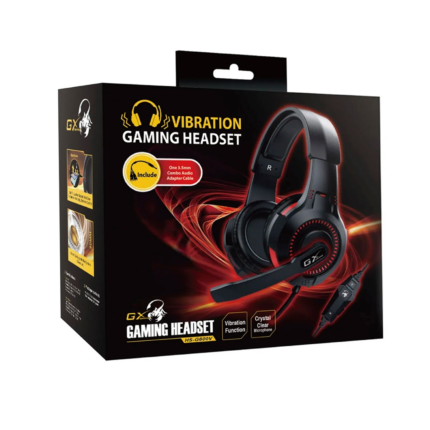 Audífono C/Microf. Genius Hs-G600v Vibration Black se enfocan directamente en un excelente sonido y experiencia de calidad y vibración con juegos.