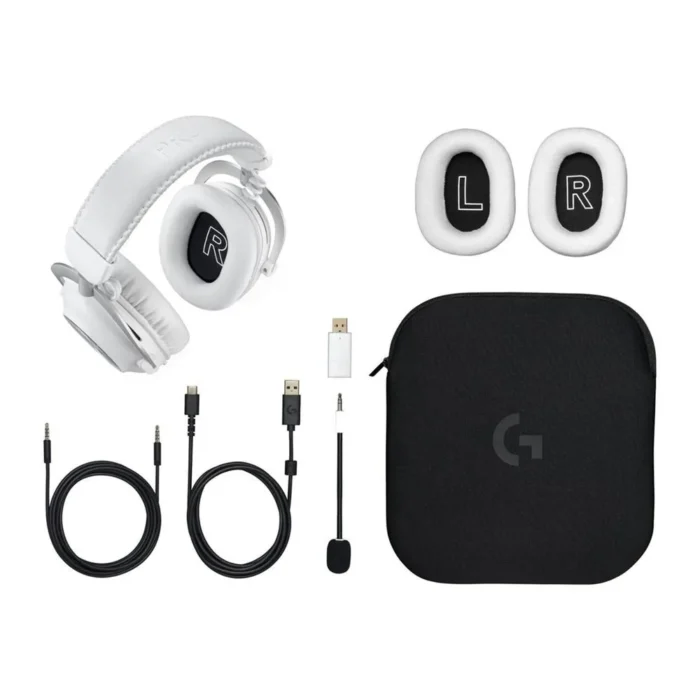 Audifono C/Microf. Logitech G Pro X 2 Lightspeed Wireless/ Bt /3.5 Mm White audífonos Gamer Conectividad Inalámbrico Interfaz Bluetooth Micrófono desmontable Sí