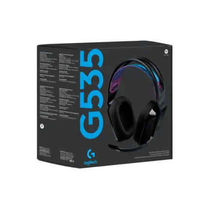 Audifono C/Microf. Logitech G535 Lightspeed Ps5/Ps4/Pc Wireless Black Interfaz Tecnología Lightspeed Rango de Sensibilidad 87.5 dB Impedancia 36 Ohmios