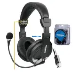 Audífono Micronics Platinum MIC H800K Negro C/ Microfono | Usb 2.1 ofrecen una calidad de sonido clara y nítida, ideal para videoconferencias