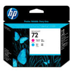 Cabezal Hp C9383A (72) Magenta&Cyan T610 excelente si se trata de impresiones de calidad, la cual te rinde para 230 páginas 