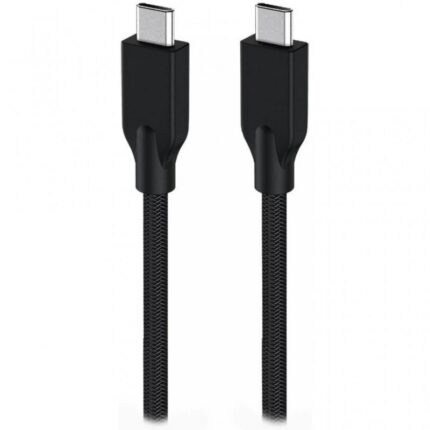 Cable Usb-C Genius Acc-C2cc-3a Usb-C A Usb-C 100cm Fast Charge Trenzado Black Carga rápida y transferencia de datos más rápida
