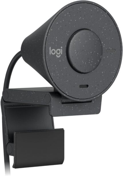 Camara Logitech Brio 300 Fhd 1080p Usb-C (960-001413) Black, Tipo de enfoque: foco fijo Custom Logi 4 element lens with anti-reflective coating, Tapa de privacidad integrada.