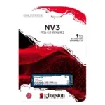 Disco SSD Interno M.2 2280 1TB Kingston NV3 NVMe PCle Su diseño delgado en formato M.2 lo hace compatible con sistemas que tiene espacio limitado