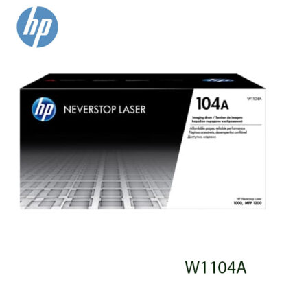 Drum Hp W1104A (104A) N.S.L 1000 20,000 Pgs  te ofrece calidad de impresión en color Negro nítido y radiante, te brinda garantía de fábrica