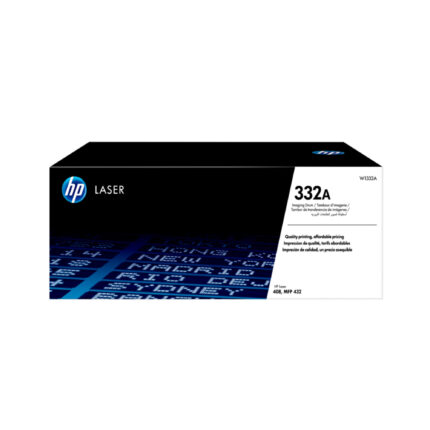 Drum Hp W1332A (332A) L.J. 408dn 30,000 Pgs viene con un chip inteligente insertado en el cartucho W1332A cual contabiliza las impresiones