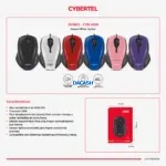 Mouse DVINCI Black CYB M201 USB UV Cybertel es un mouse óptico económico diseñado para tareas diaria de oficina o estudio