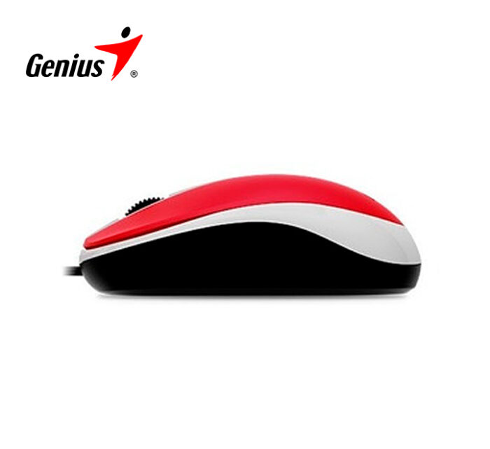 Mouse Genius Dx-110 Usb Optico 1000 Dpi Red Interfaz USB Motor de sensores Óptico Resolución (DPI) 1000 Número de botones 3 