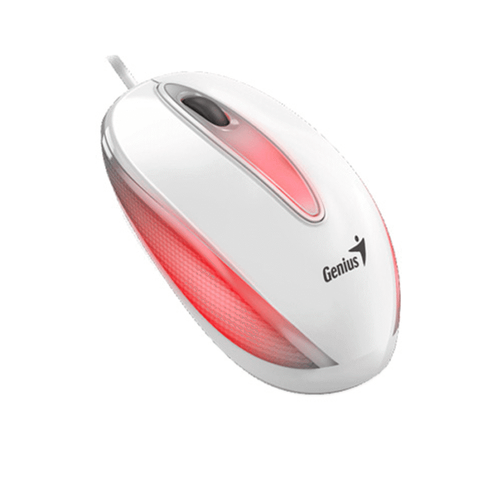 Mouse Genius Dx-Mini Usb Blueeye Rgb White Conexión Usb. Resolución 1000 Dpi. Sensor Óptico Blueeye. Cantidad De Botones 3. Longitud Del Cable 1.5 M.