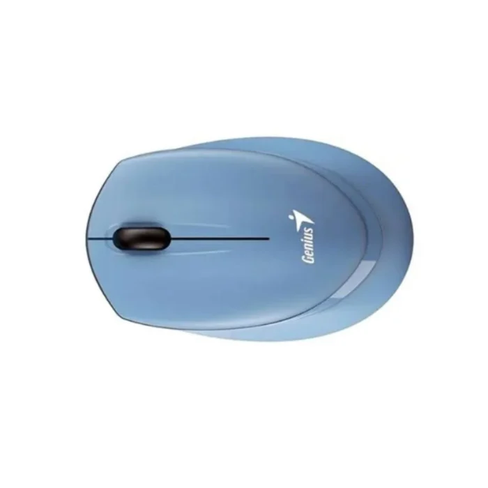Mouse Genius Nx-7009 Wireless Ergonomico Blue Grey Conexion Tecnología inalámbrica 2.4 GHz Resolucion DPI 1200 Sensor Óptico Blueeye Cantidad de Botones 3