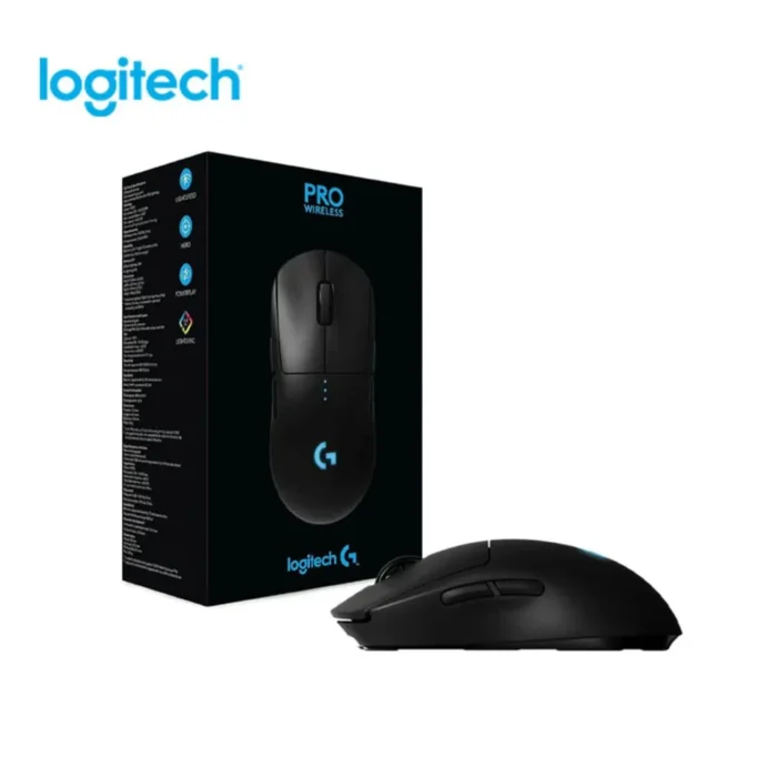 Mouse Logitech G Pro Ligthspeed Wireless Hero 25k Rgb BlacK  Producto Mouse Gamer Interfaz Wireless  DPI 25.600 Iluminación RGB Velocidad de respuesta1 Ms