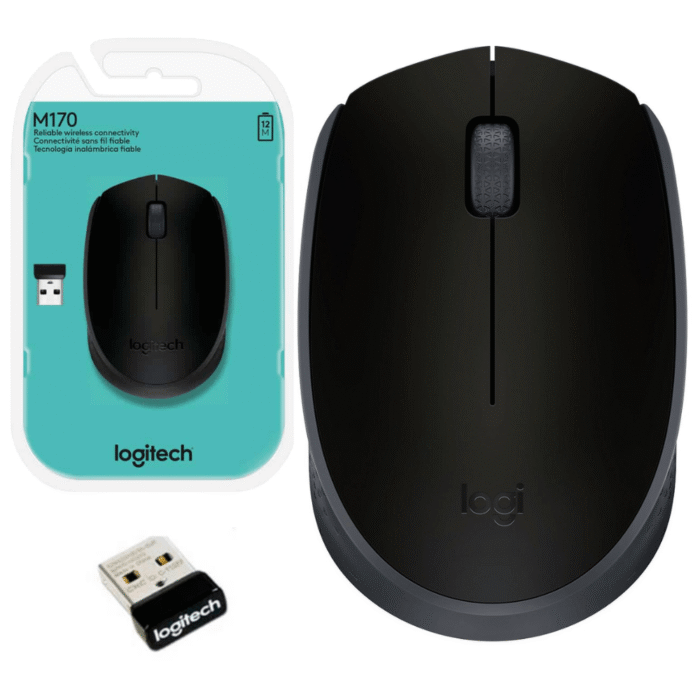 Mouse Logitech M170 Wireless Black Conexión inalámbrica de 2.4 GHz 10 metros el radio de acción inalámbrico depende del usuario