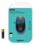 Mouse Logitech M190 Wireless Full-Size Blue Contenido Mouse Logitech M190 Wireless Full-Size Blue Conectividad Receptor USB ,Garantia 6 Meses