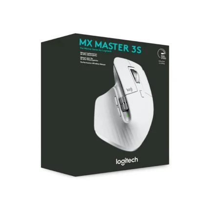 Mouse Logitech Mx Master 3s Wireless 8k Usb-C Pale Grey Sensor Alta precisión DPI 200-8000 dpi Darkfield 7 botones (click izquierdo/derecho, avance/retroceso