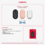 Mouse USB Cybertel Mercury 1 Black CYB M200K es un dispositivo óptico alámbrico de color negro ,diseñado para tareas de oficina