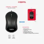 Mouse USB Hamilton+ CYB M209K+ de Cybertel es un mouse óptico alámbrico básico de color negro, diseñado para tareas de oficina y uso diario.