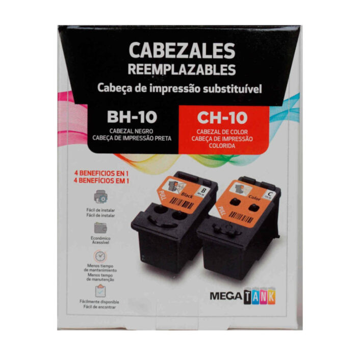 Pack Cabezal Canon BH-10 + CH-10 G6010, G2160, G3160 ofrece una combinación ideal para garantizar impresiones de alta calidad.