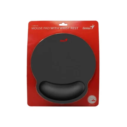 Pad Mouse Genius G-Wmp 100 C/Descansador Black Material Base de goma antideslizante, con una superficie lisa y micro texturizado
