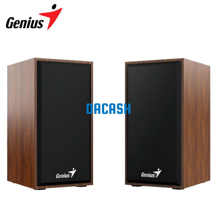 Parlante Genius Sp-Hf180 6w Usb Power Wood Frecuencia 160Hz - 18KHz Interfaz Mini Jack 3.5 mm Potencia 6 Watts Dimensiones 84 x 129 x 84 mm