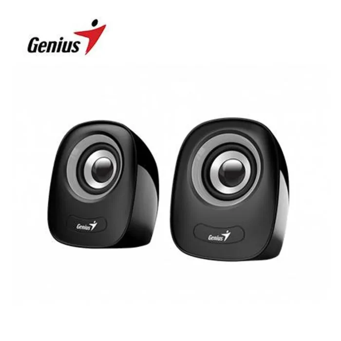 Parlante Genius Sp-Q160 6w Usb Power Iron Grey Dimensiones: 10x10x10 Cantidad de parlantes 2 Incluye  Parlantes 6W. Manual
