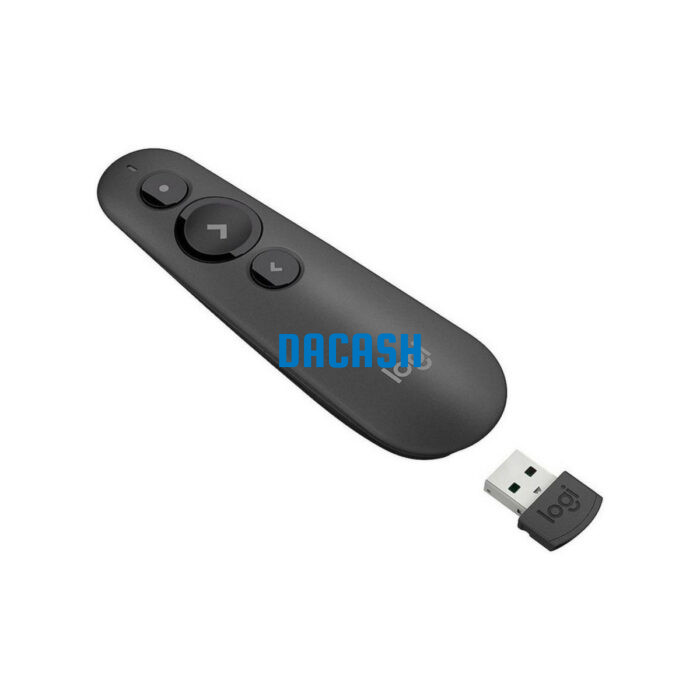 Puntero Logitech R500 Wireless 20m Red Laser alcance de puntero laser 20m. receptor USB inalámbrico 2.4 GHz Pila 1 AAA Windows 11 Windows 10 Windows 8,Windows 7