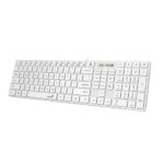 Teclado Genius Smart Slimstar 126 Usb Multimedia Sp White La conexión USB , plug-and-play fácil Interface usb Tipo De Teclas En Bloque
