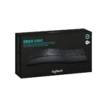 Teclado Logitech Ergo K860 Wireless / Bt Sp Black Modelo ERGO K860 Color Negro Radio de acción inalámbrico 10m Tipo de batería 2 AAA, Altura 233 mm,Ancho 456 mm