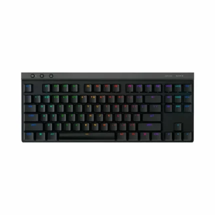 Teclado Logitech G515 Tkl Lightspeed/Bt Lightsync Rgb Black Tipo de teclado Mecánico Conectividad Inalámbrico Interfaz Receptor USB/Bluetooth Switch Tactile