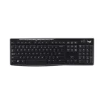 Teclado Logitech K270 Wireless Unifying Usb Sp Black Dimensiones 149 x 441.5 x 18 mm frontal 22 mm posterior Peso 498g Compatibilidad Windows 10, 11 o posterior