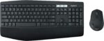 Teclado Logitech + Mouse Mk850 Wireless Usb  (920- 008659) Black, Botones (mouse) 8 DPI (mouse) 1000 dpi, Duración de batería (teclado) 36 meses.
