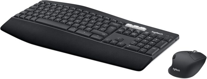 Teclado Logitech + Mouse Mk850 Wireless Usb  (920- 008659) Black, Botones (mouse) 8 DPI (mouse) 1000 dpi, Duración de batería (teclado) 36 meses.