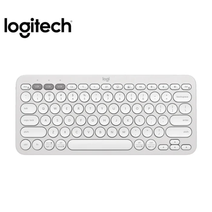 Teclado Logitech Pebble 2 K380s Bluetooth White es un dispositivo de entrada inalámbrico diseñado para ofrecer una experiencia de escritura cómoda y eficiente.