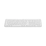 Teclado Logitech Slim Silent K950 Wireless Bolt/Bluetooth Sp White Tipo de teclado Membrana Conectividad Inalámbrico Interfaz Receptor USB/Bluetooth