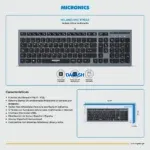 Teclado Micronics Milano MIC K704 Multimedia, USB Diseñado para el profesional moderno que ofrecen una escritura suave y precisa