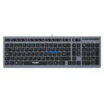 Teclado Micronics Milano MIC K704 Multimedia, USB Diseñado para el profesional moderno que ofrecen una escritura suave y precisa