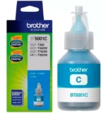 Tinta Brother Bt5001c Cian Dcp-T300w/500w/700w alcanza un rendimiento de 5000 páginas para imprimir documentos, informes y mucho más.