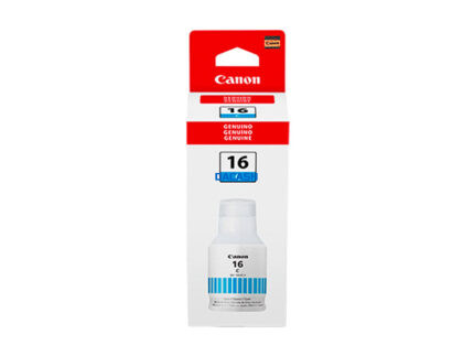 Tinta Canon GI-16C Cyan P/ GX6010/ GX7010 es la opción ideal para quienes buscan resultados de calidad superior en impresiones.