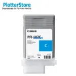 Tinta Canon PFI-107C Cyan iPF650 Original está diseñado para las impresoras de Gran Formato Canon imagePROGRAF. 