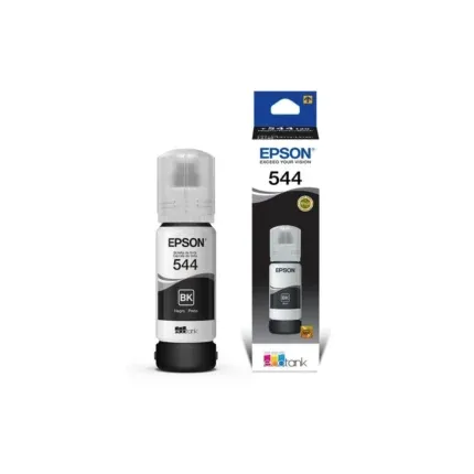Tinta Epson 544 Negra Original L3150 L3160 L3210 L3250 te brinda mayor calidad y cantidad de hojas impresas a un bajo costo.