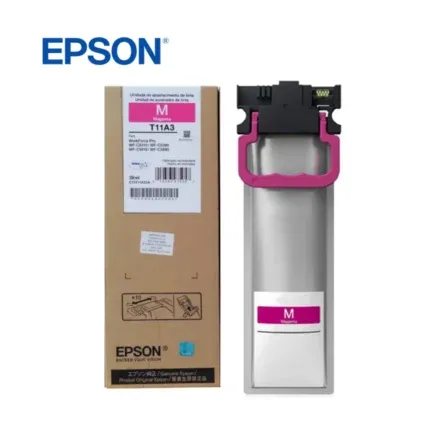 Tinta Epson T11A320 Magenta wf-c5810, 5k pgs Esta tinta alta calidad está específicamente formulada para ofrecer colores vibrantes y nítidos.