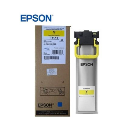 Tinta Epson T11A420 Yellow wf-c5810, 5k pgs Esta tinta alta calidad está específicamente formulada para ofrecer colores vibrantes y nítidos.
